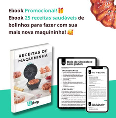 FastCake™ - Máquina de mini bolos + Ebook promocional